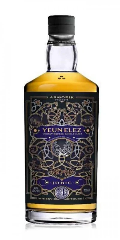 ARMORIK Yeun Elez Jobic - Whisky Breton Single Malt, 70 cl, 46% ABV, Award Winning Premium French Whisky