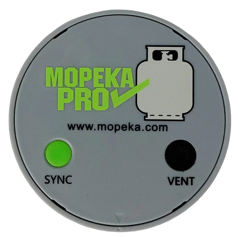 Mopeka Tank Sensor with Magnets for Steel LP Tanks, No Spacers, Gray