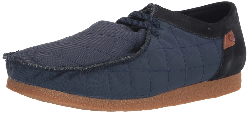 Clarks Men's Shacre Ii Step Moccasin, Navy Textile, 8 UK