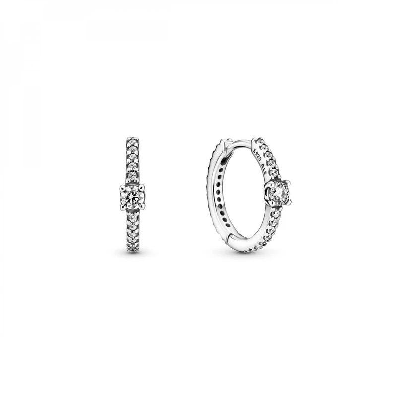 Pandora Funkelnde Creolen 299406C01 Hoop earring - Image 1