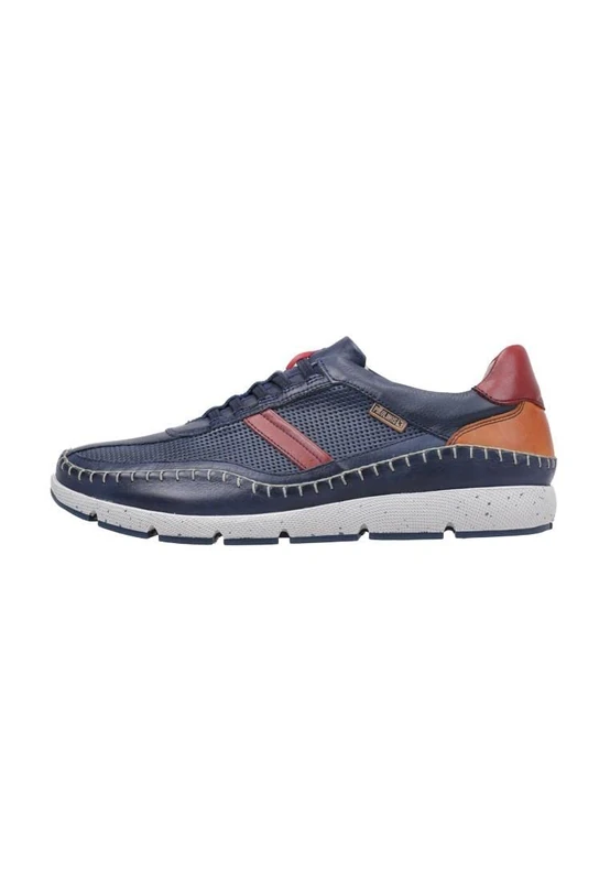 Pikolinos Leather Sneakers Fuencarral M4U Blue
