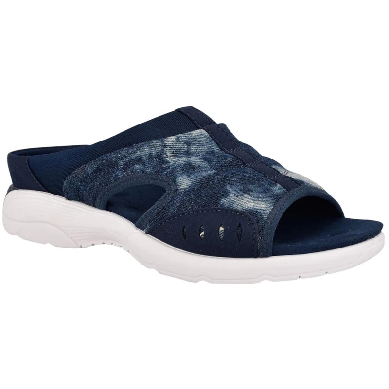 Easy Spirit Women's Slide Sandal, Dark Blue 404, 6 UK