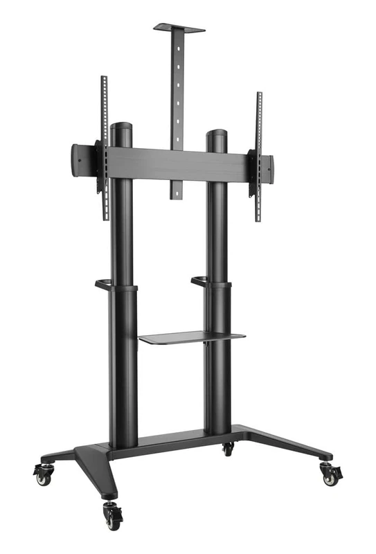 Mobile Stand Trolley Black
