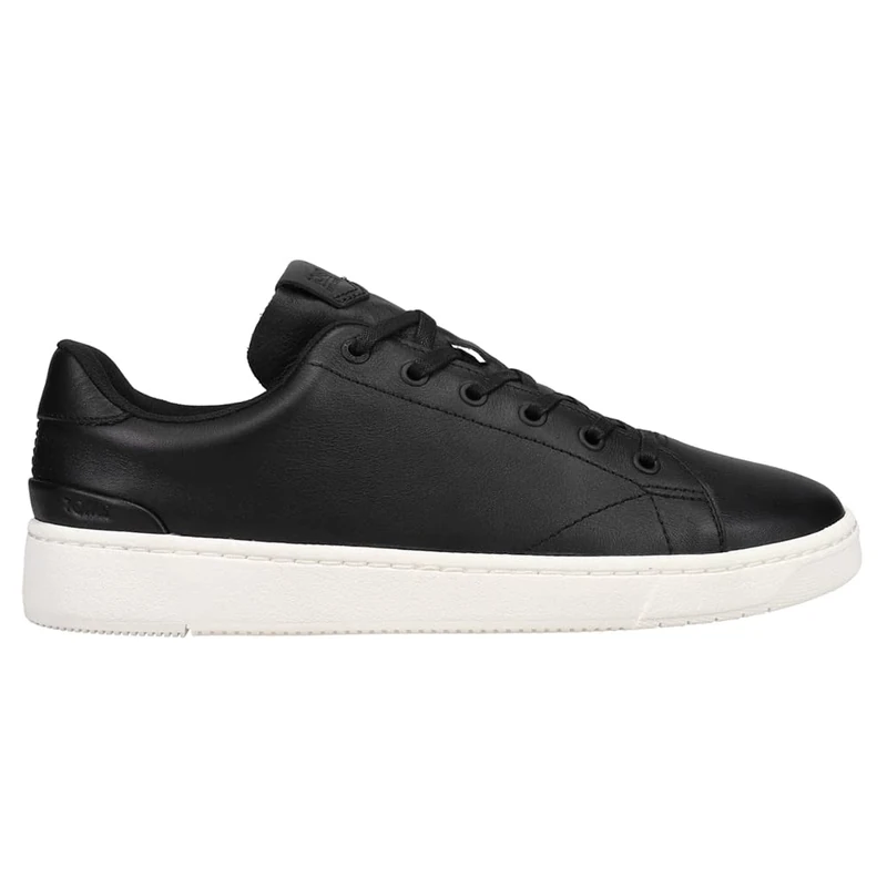 TOMS Mens Trvl Lite 2.0 Low Sneaker, Black Leather, 10 UK