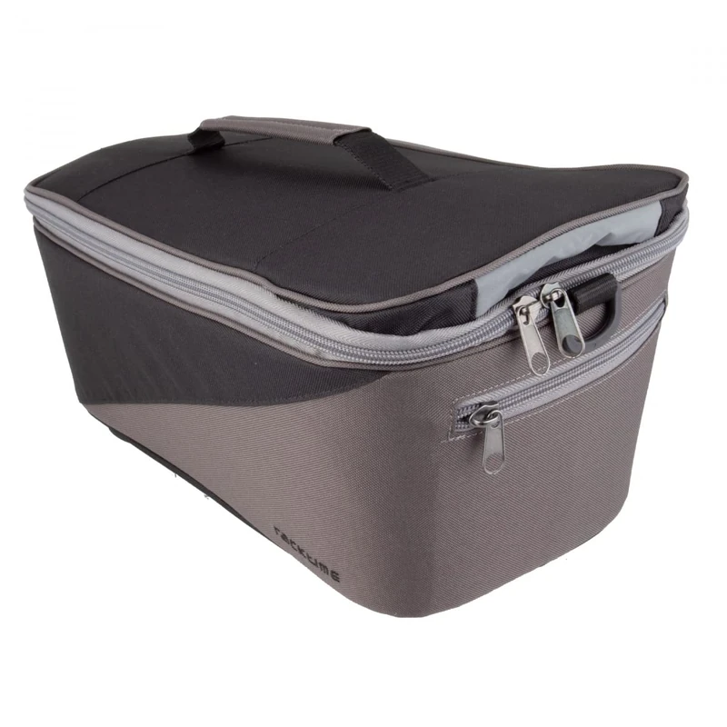 Racktime Point Unisex - Adult Talis 2.0 Handlebar Bag, Black/Grey, One Size