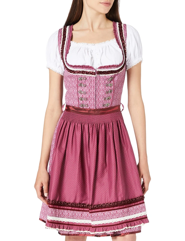 Stockerpoint Women's Angelica Dress, Bordeaux, 36