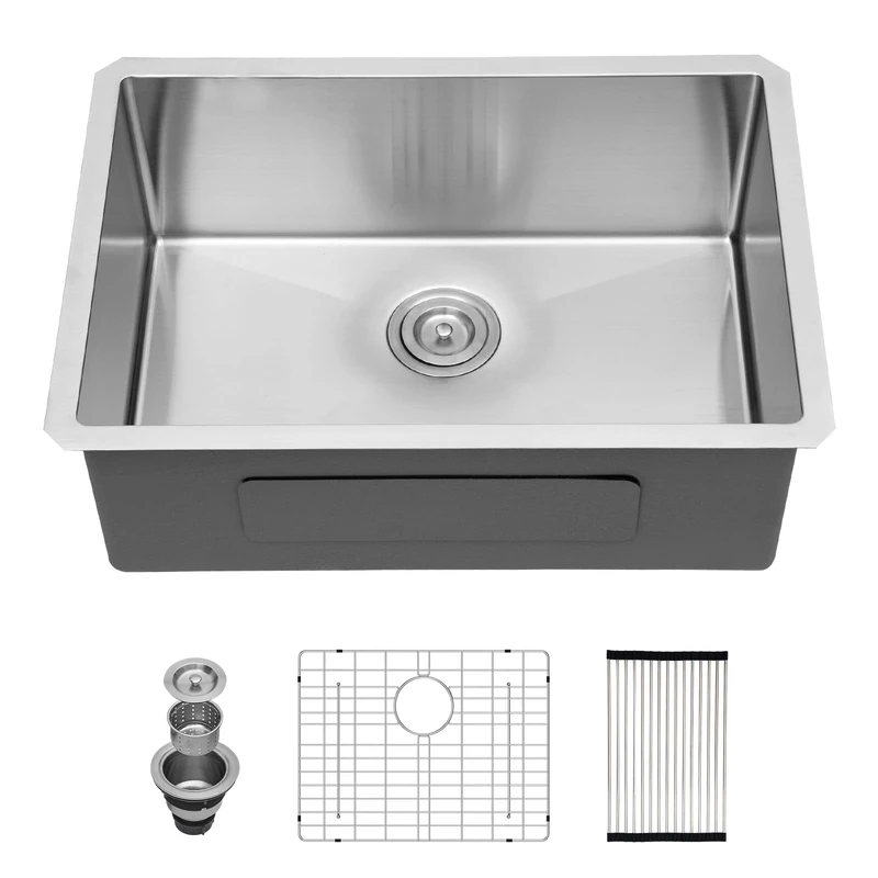 Couoko 26 Inch Undermount Stainless Steel Kitchen Sink