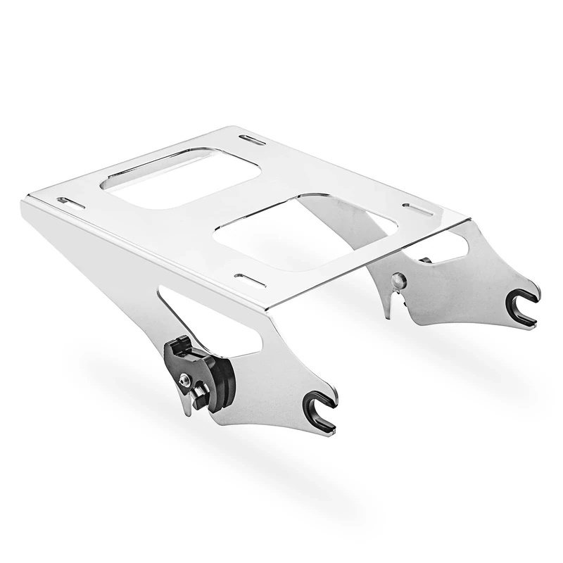 WeiSen Two-Up Tour Pack Pak Mount Luggage Rack Quick-Detach Compatible with Harley Davidson Touring Street Glide/Electra Glide/Road Glide/Road King 2014-2022