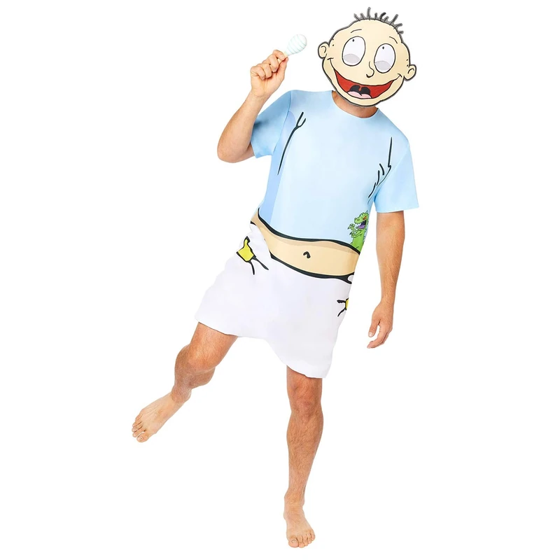 amscan 9909194 - Men's Official Rugrats Tommy Pickles Adults Fancy Dress Costume Size: Medium