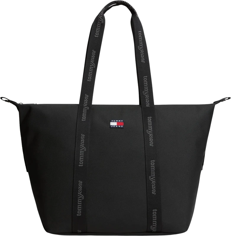 Tommy Jeans Women Tjw Ess Daily Tote AW0AW19039 Tote, BLACK (Black), One Size