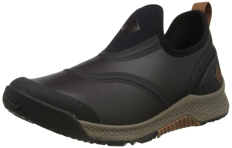 Muck Boots Men's Outscape Low Slip On Waterproof Shoe, Black, 10 - Image 1