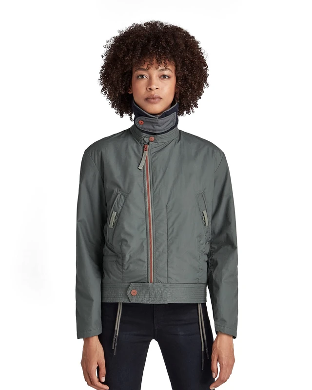 G-Star Women's Vintage Short Jacket, Grey (graphite D20108-A790-996), M