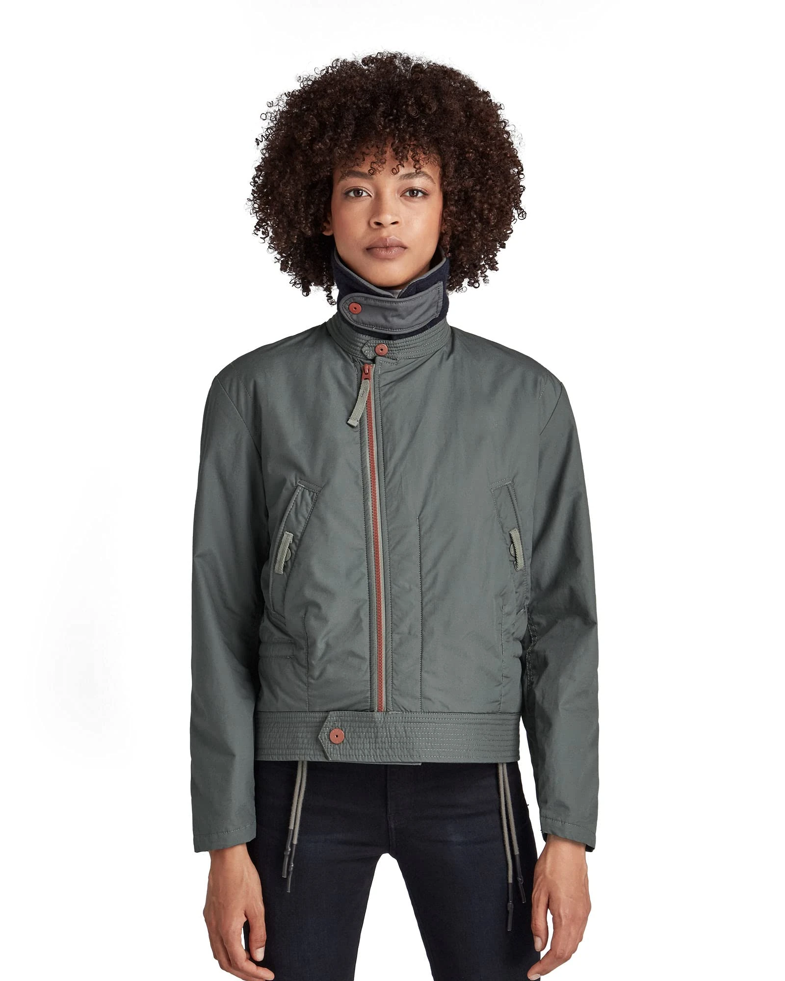 G-Star Women's Vintage Short Jacket, Grey (graphite D20108-A790-996), L