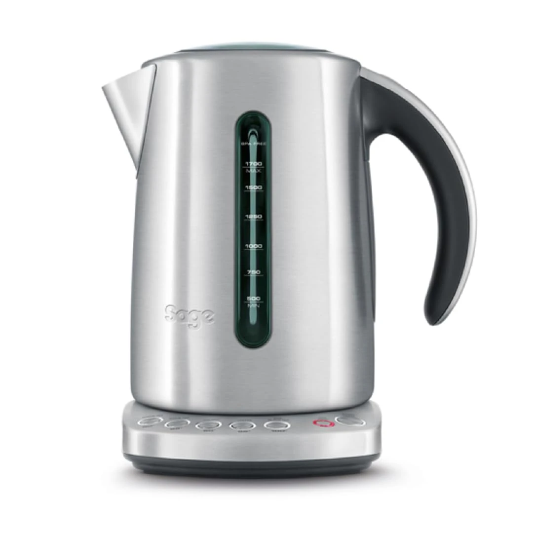 Sage - The Smart Kettle - Quiet and Cordless Electric Kettle - Fast Boil, Brushed Stainless Steel