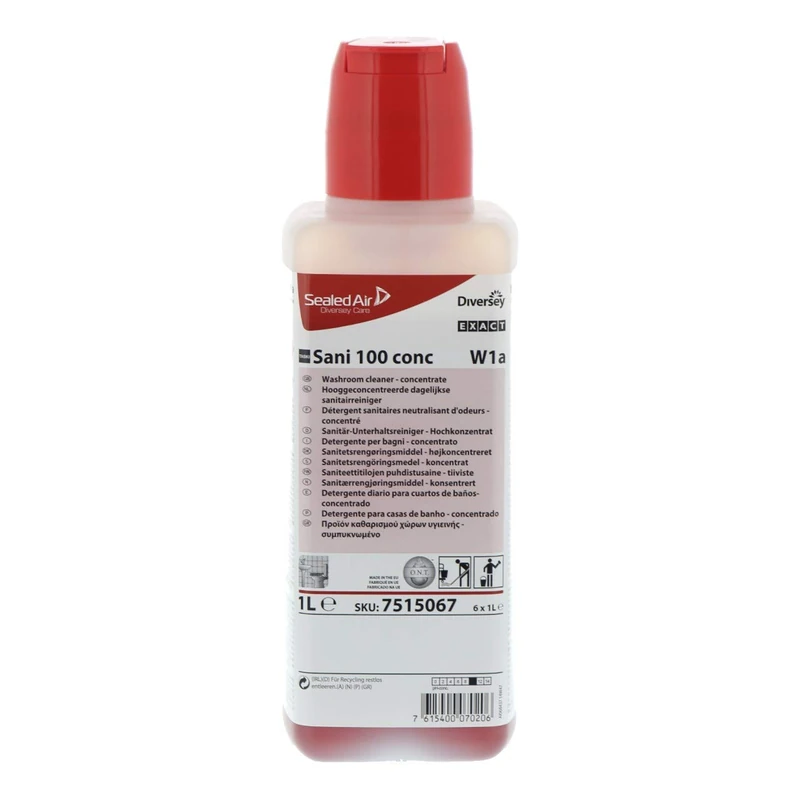 Taski Sanitary Cleaner 100 Conc w1a Bottle 1 Litre - Image 1