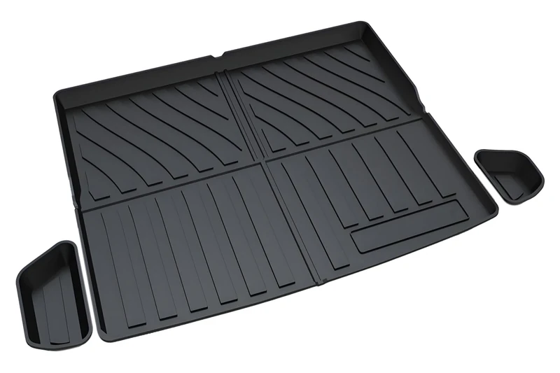 Cherokee Cargo Liners - All-Weather Protection Rear Cargo Trunk Tray Floor Mats Compatible with 2019 2020 2021 2022 2023 2024 Jeep Cherokee, 3D Modeling Waterproof Durable TPO Accessories Custom-Fit