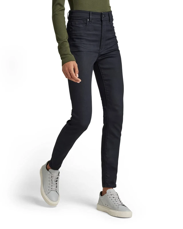 G-Star Women's Kafey Ultra High Skinny Jeans, Black (black metalloid cobler D15578-5245-B827), 26W / 32L