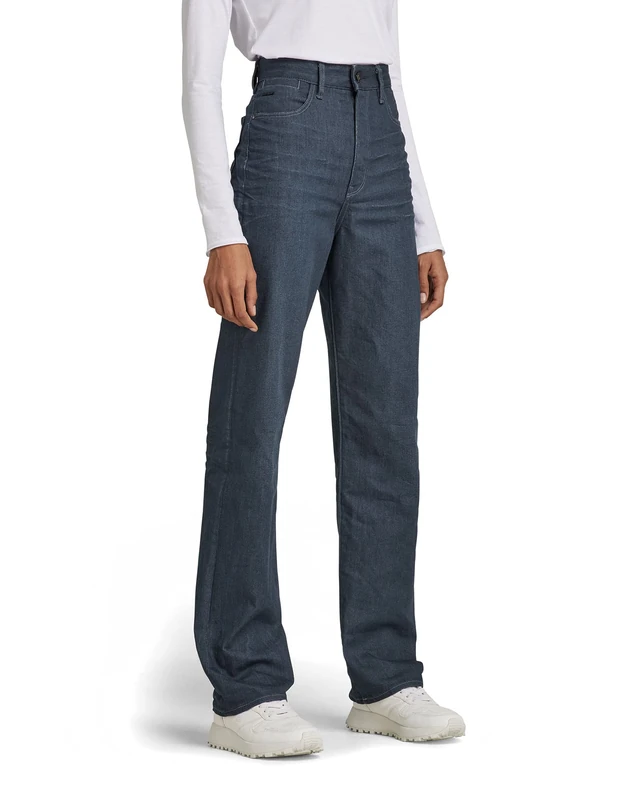 G-Star Women's Tedie Ultra High Straight Jeans, Blue (3d raw denim D20016-C829-1241), 31W / 32L