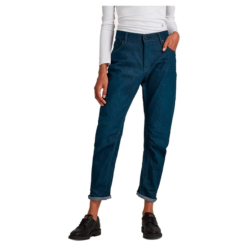 G-STAR Women's Arc 3D Boyfriend Jeans, Blue (3D raw Denim D19821-C829-1241), 27W / 34L - Image 1