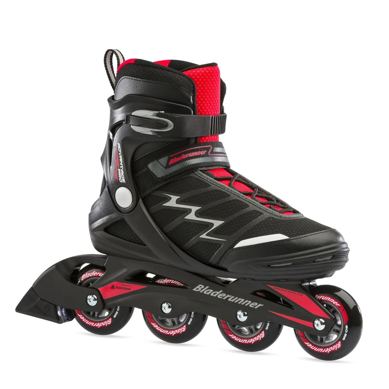 Bladerunner by Rollerblade Advantage Pro XT Men's Adult Fitness Inline Skate, Black and Red, Inline Skates