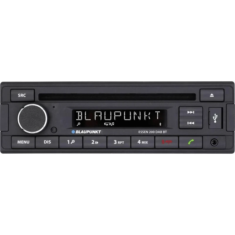 Blaupunkt ESSEN200DAB Single Din Stereo with DAB+, Bluetooth, CD, USB & AUX