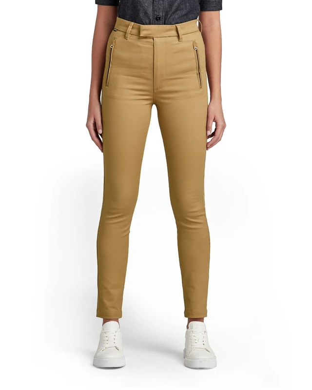 G-Star Women's Weld High Skinny Chino, Brown (dk fall D19141-C105-1395), 24W / 32L