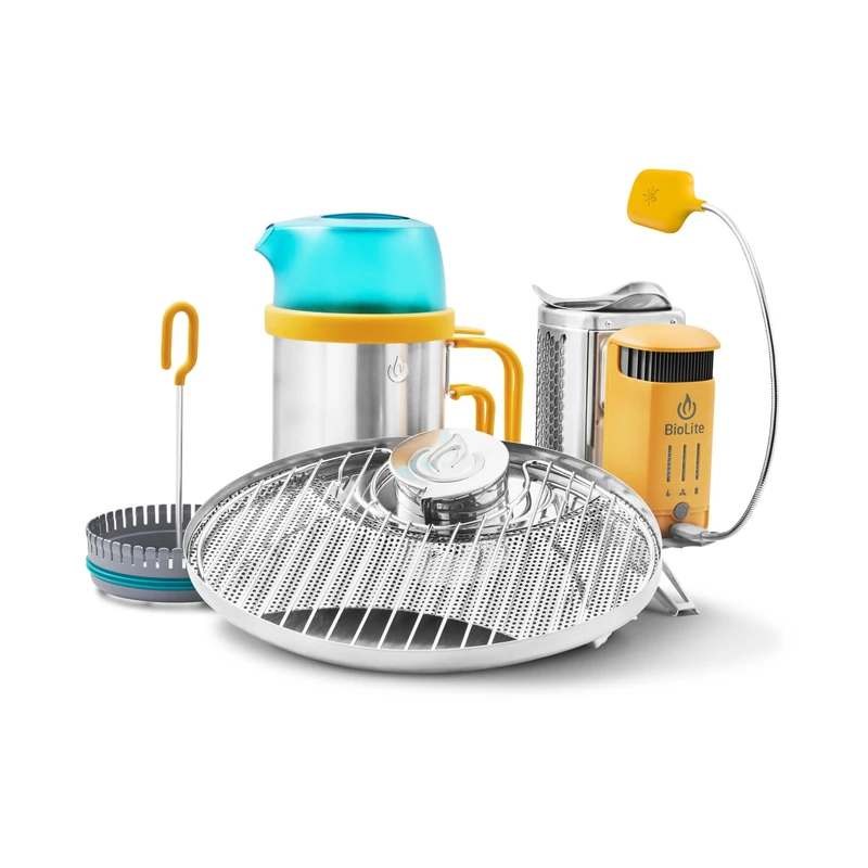 BioLite Campstove Wood Burning Electricity Generating & USB Charging Camp Stove (CampStove Complete Cook Kit)