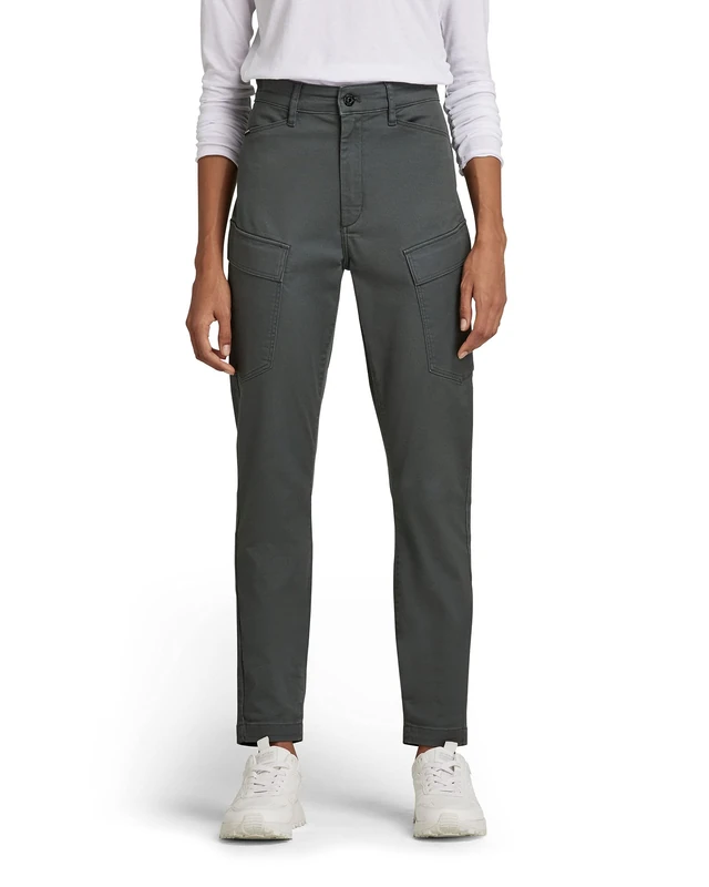 G-Star Women's High G-Shape Cargo Skinny Pants, Grey (graphite D19011-C105-996), 25W / 32L