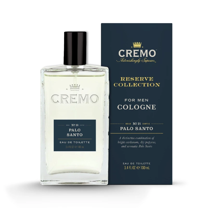 CREMO - Palo Santo Eau de Toilette for Men - Woody Fragrance - Spray 100ml - Gift for Men - Image 1