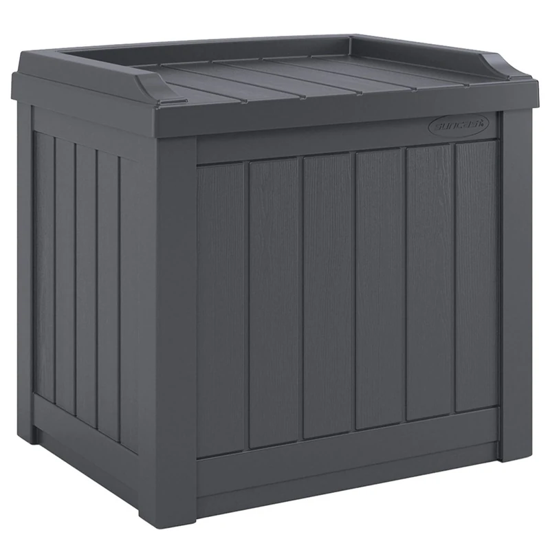 Suncast Rowlinson Florida 83L Storage Box - Cyberspace Grey