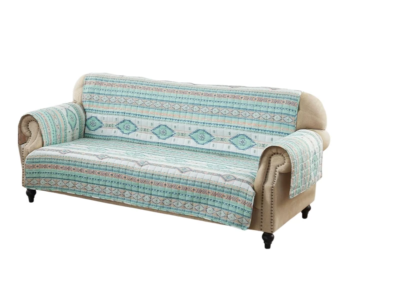 Barefoot Bungalow Phoenix Furniture Protector, Sofa, Turquoise - Image 1