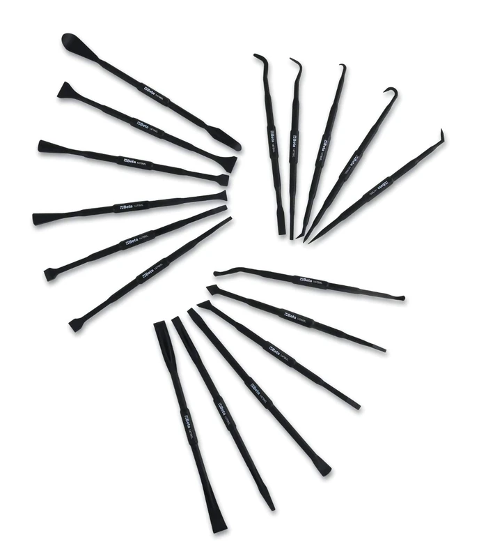 Beta 1479Ml/B17 Kit of 17 Multipurpose Plastic Loverini for Works, Professional Levers Disassembling Plastics and Interior Cars for Bodybuilders - Image 1
