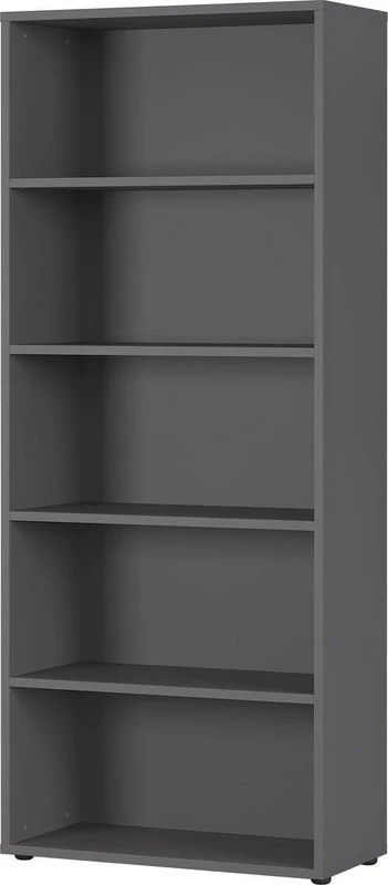 Germania GW-AGENDA Filing shelf 4235-547, in Graphite, with four adjustable shelves, 80 x 197 x 40 cm (W/H/D)