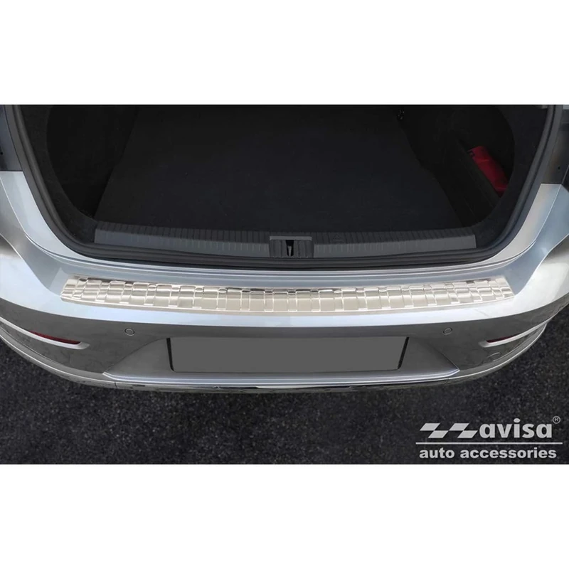 Avisa Stainless Steel Rear bumper protector compatible with Volkswagen Arteon Shooting Brake incl. eHybrid 2020- 'Ribs'