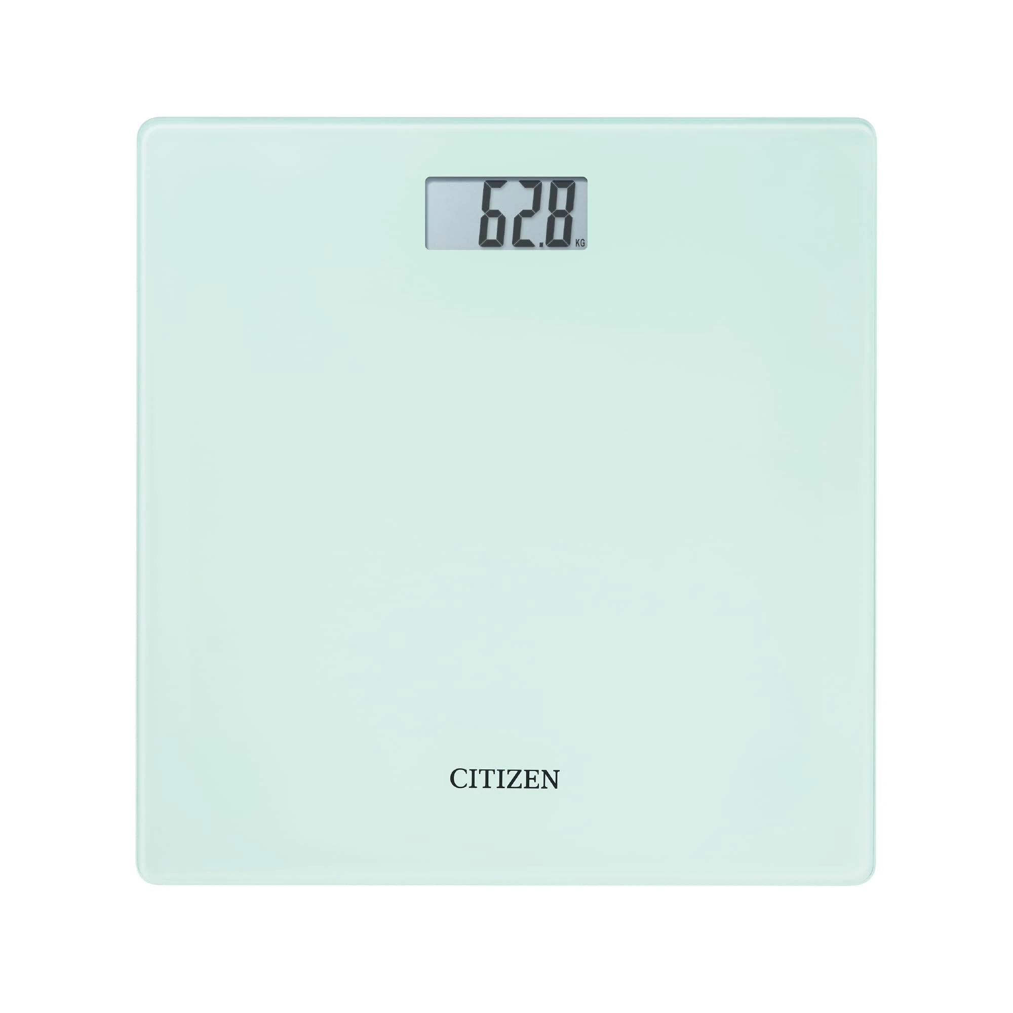 Citizen White Digital Bathroom Scales for Body Weight - Accurate, Ultra Slim Design Weighing Scales in Kilo, or Stones & Pounds - High Strength Glass Body Scale, with Previous Measurement Comparison