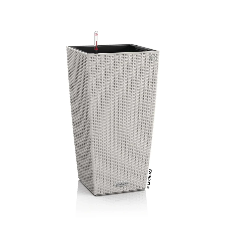 LECHUZA CUBICO Cottage 30 light grey 15157