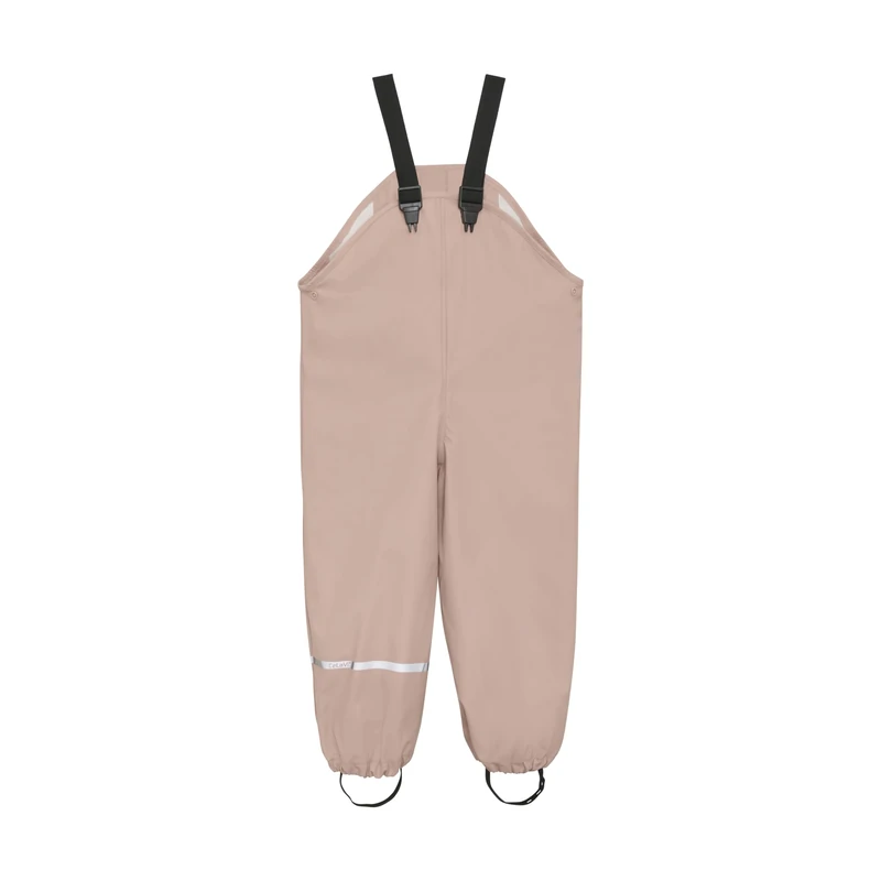Celavi Unisex Basic Rain Overall, Recycle PU Rain Trousers, Misty Rose, 9-12 Months