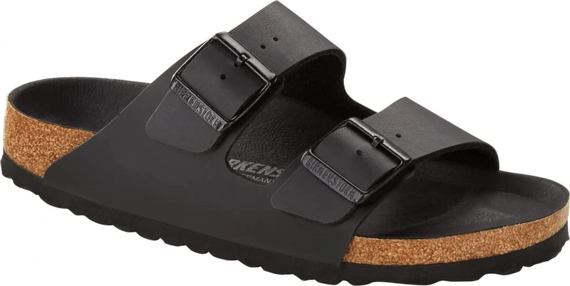 BIRKENSTOCK Unisex slides, black, 9 UK