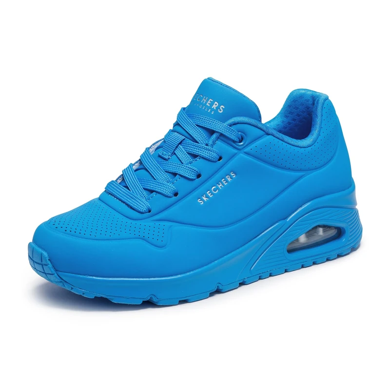 Skechers Women's Uno - Night Shades Trainers, Blue, 4 UK