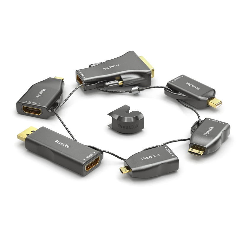 PURELINK MULTI ADAPTADOR - 6X HDMI - MINIDP/DP/USB-C/MINI HDMI/MICRO HDMI/DVI