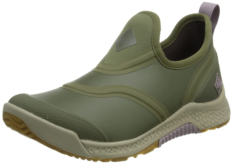 Muck Boots Women's Outscape Low Slip On Waterproof Shoe, Dark Green, 9