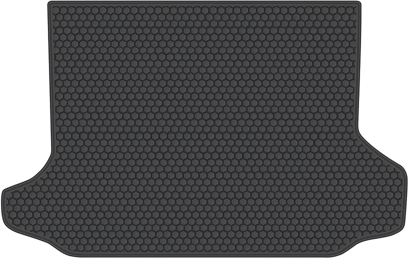 Megiteller Car Cargo Trunk Rubber Liner Mat Custom Fit for Chevrolet Chevy Equinox 2018 2019 2020 2021 2022 2023 2024 /GMC Terrain 2018-2024 Odorless Washable Heavy Duty Black