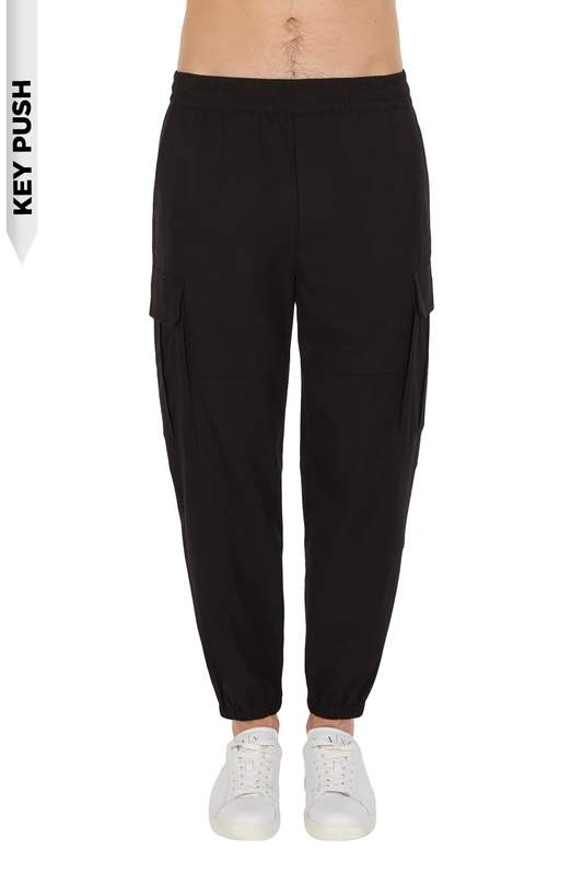 Armani Exchange Men's Cargo Casual Trousers. - - XL Blue