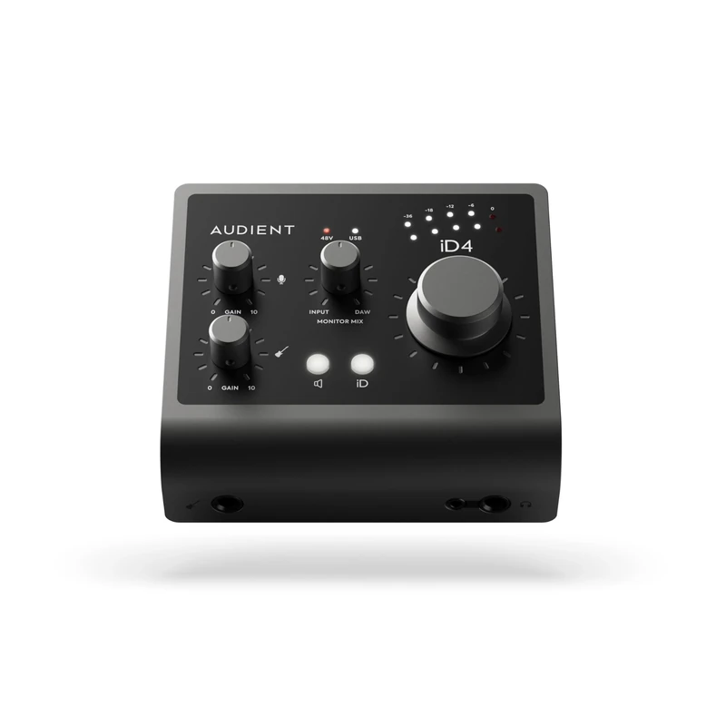 Audient iD4 MKII Audio Interface - Class A Preamp - Black