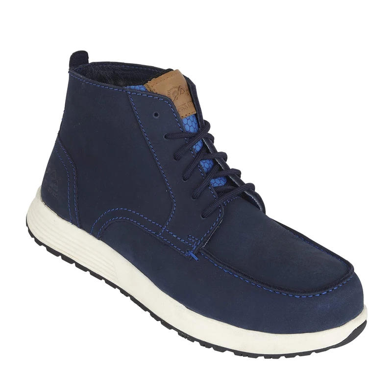 Himalayan 4414 Vintage Nubuck Sneaker Style Safety Boot, S3, SRC, 4 Size, Navy