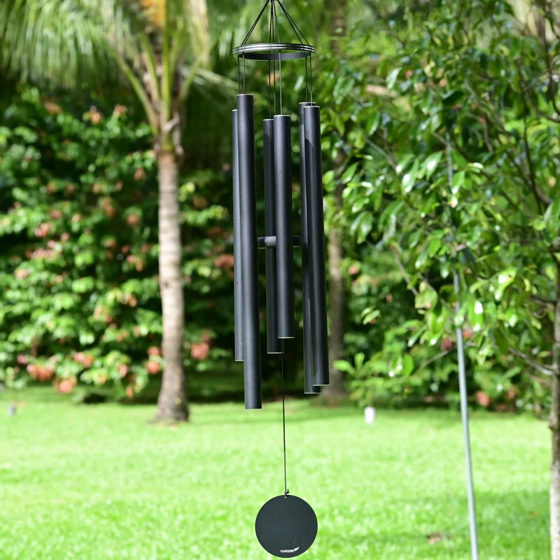 Vanquer Large Wind Chimes for Outside Deep Tone - 48'' Personalized Wind Chimes Memorial,Memorial Wind Chimes,Windchimes in Memory of a Loved One,Sympathy Wind Chimes for Mom Dad,Outdoor Patio Decor