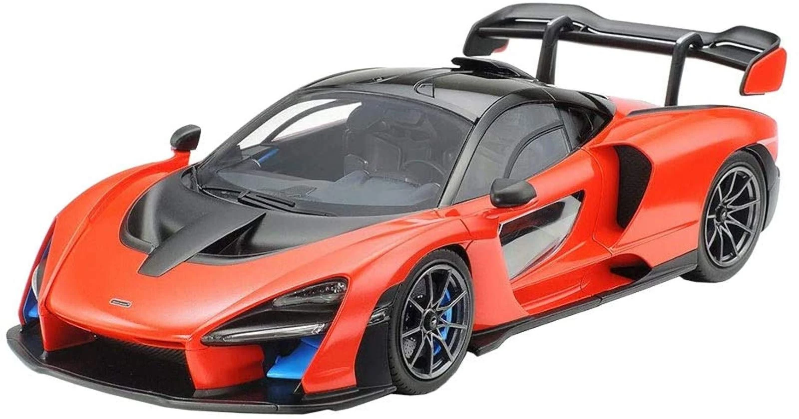 TAMIYA 24355-000 McLaren 1:24 Senna, Faithful Replica, Model Building, Plastic Kit, Crafts, Hobby, Gluing, Model Kit, Assembly, Unpainted, Red, Medium