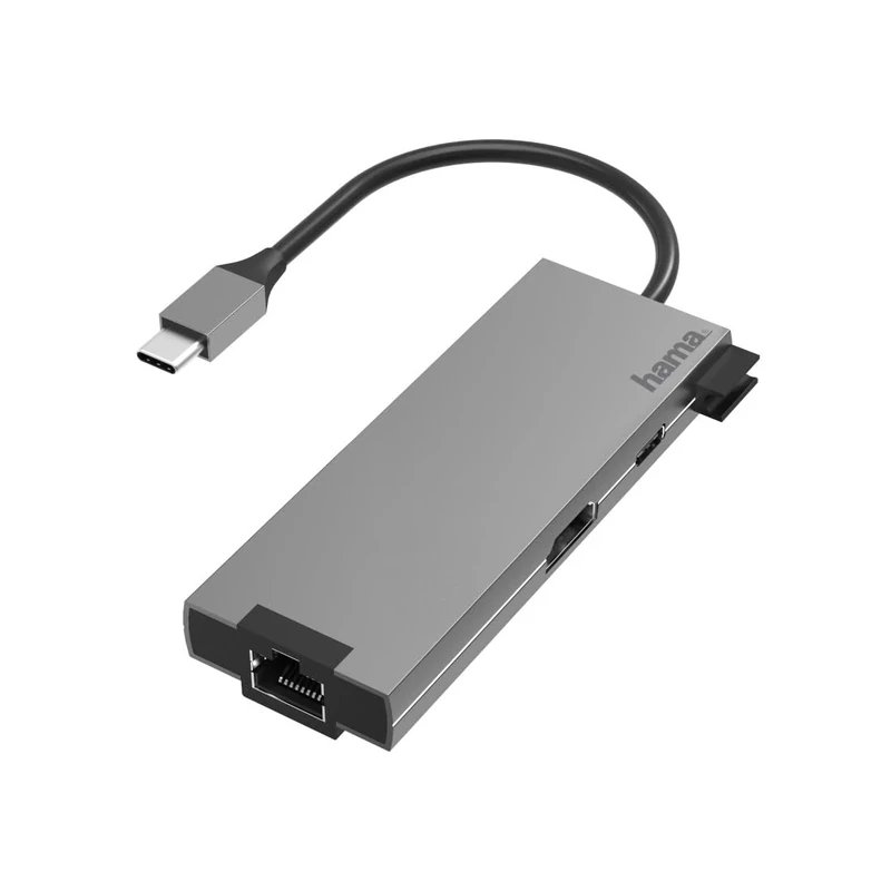 Hama USB-C Multiport, 5 Ports, HDMI+LAN