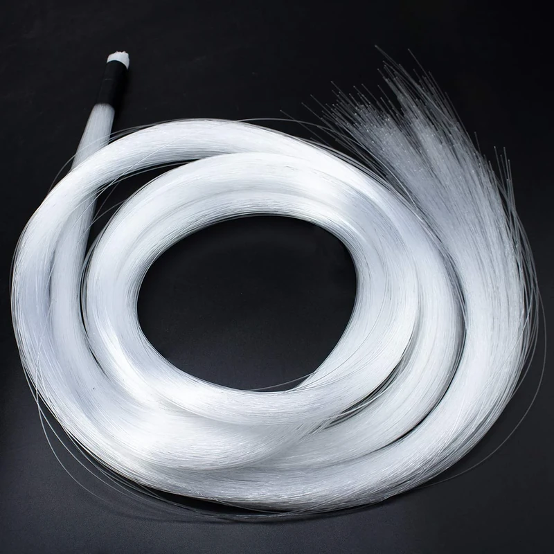 AZIMOM PMMA Plastic 550pcs 0.03in13.1ft End Glow Fiber Optic Cable Strands Roll for Star Sky Ceiling All Kind LED Light Engine Driver - Image 1