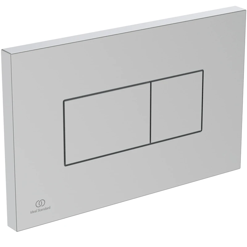 Ideal Standard Solea P2 Pneumatic Toilet Flush Plate, R0110JG, Matt Chrome